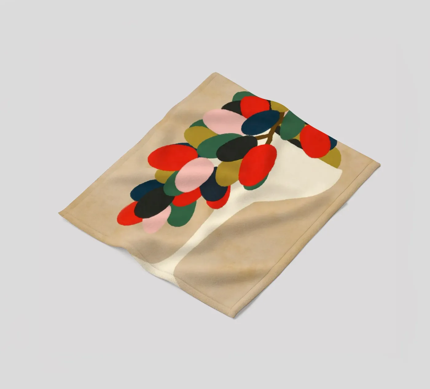 Grape Array fleece blanket by Kintsugi99