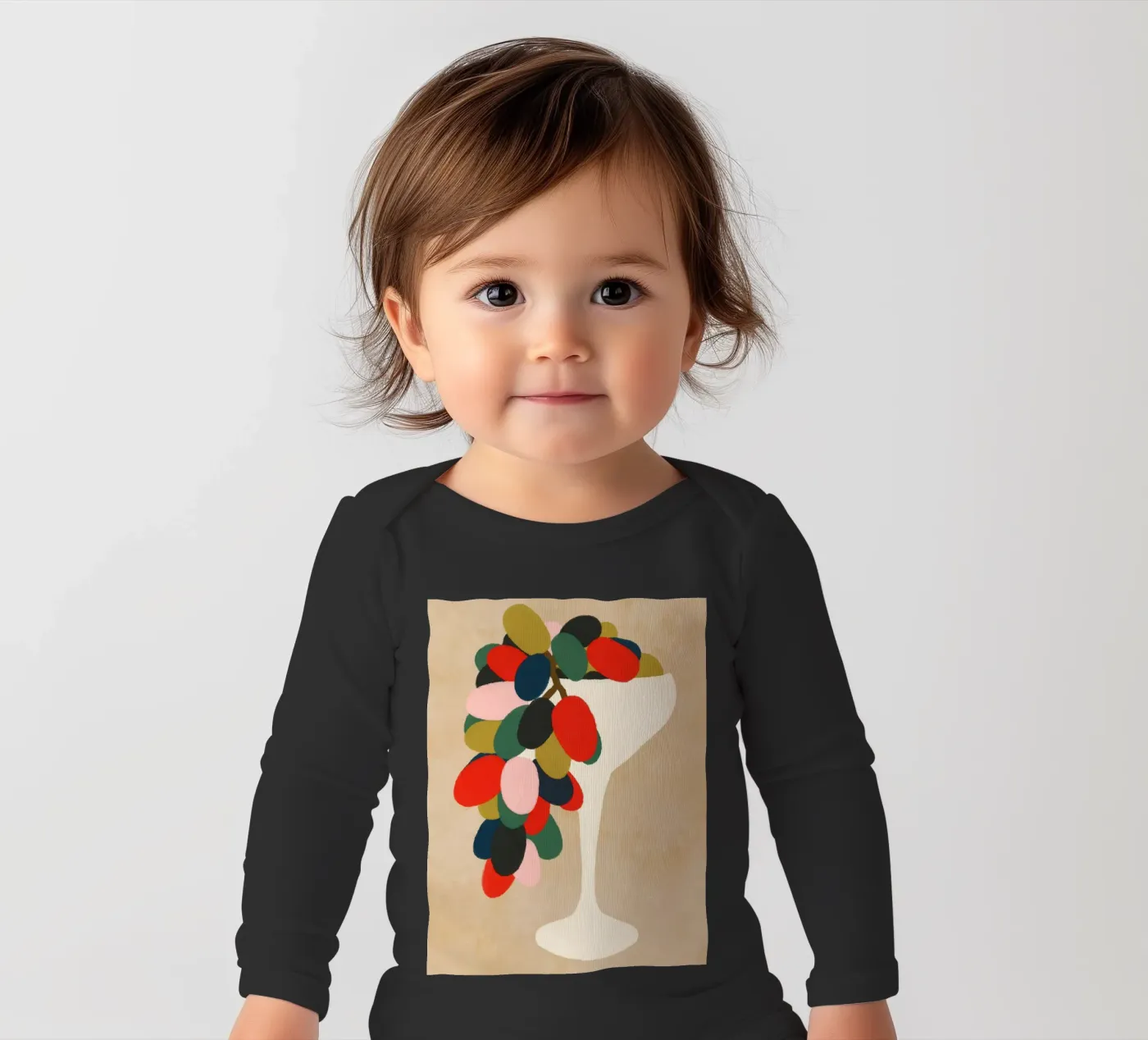 Réseau de raisins body manches longues de Kintsugi99