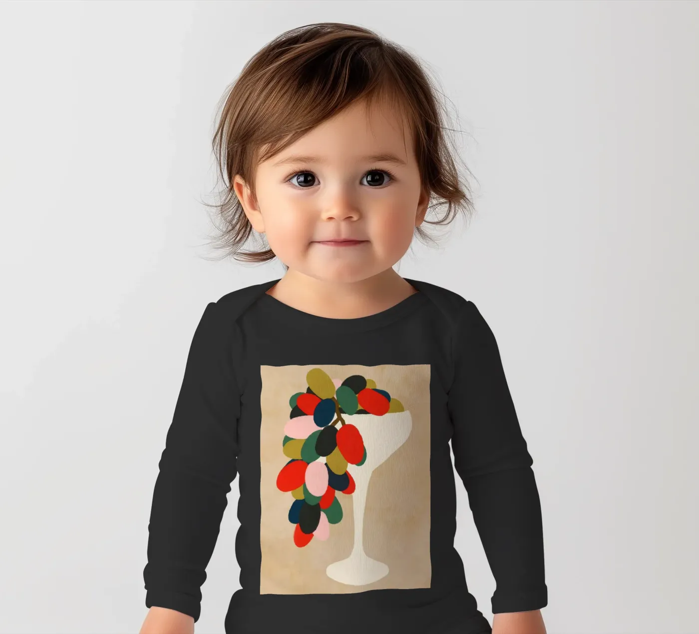 Grape Array Langarm Babybody von Kintsugi99
