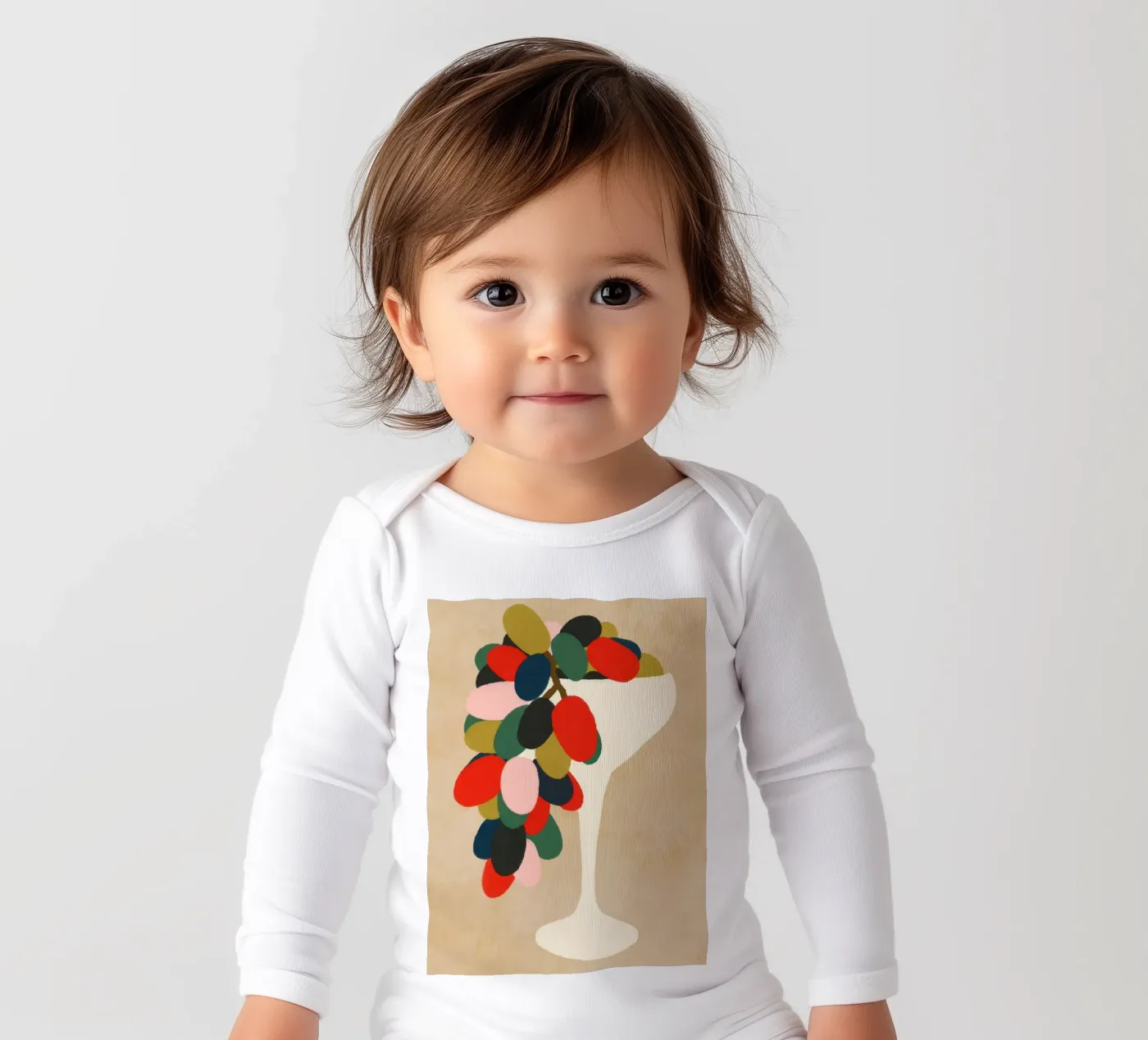 Réseau de raisins body manches longues de Kintsugi99