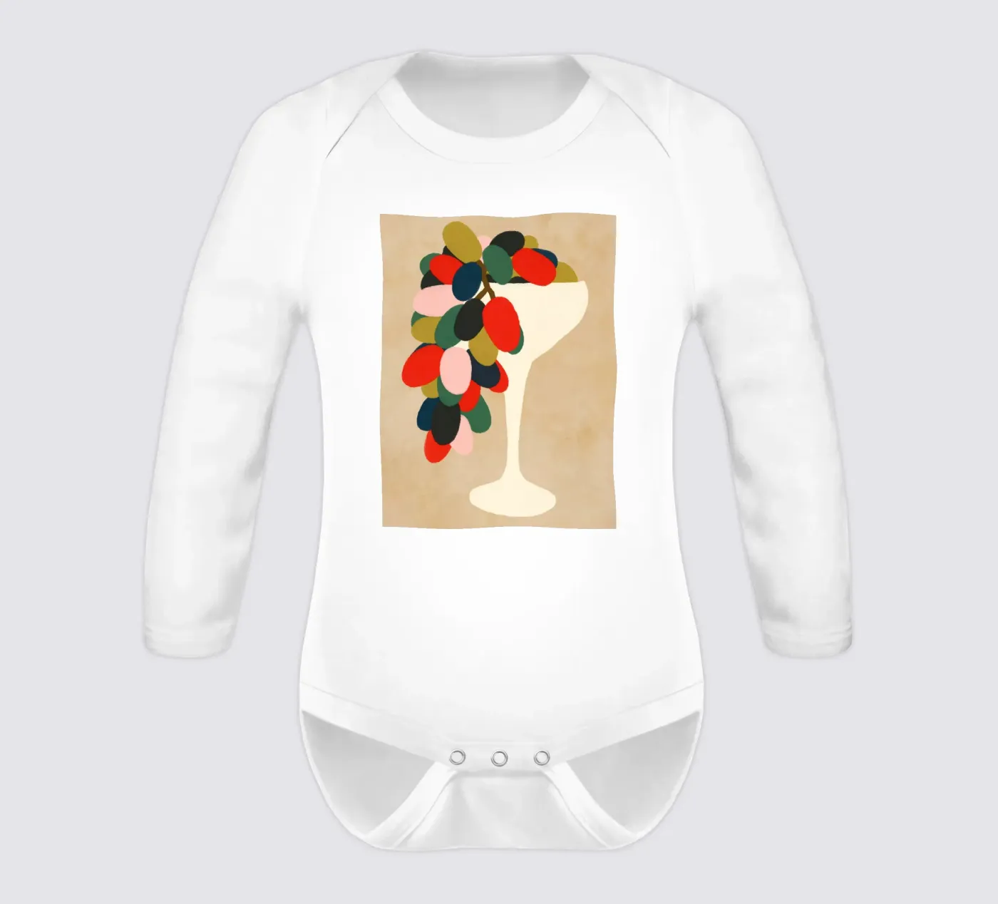 Réseau de raisins body manches longues de Kintsugi99