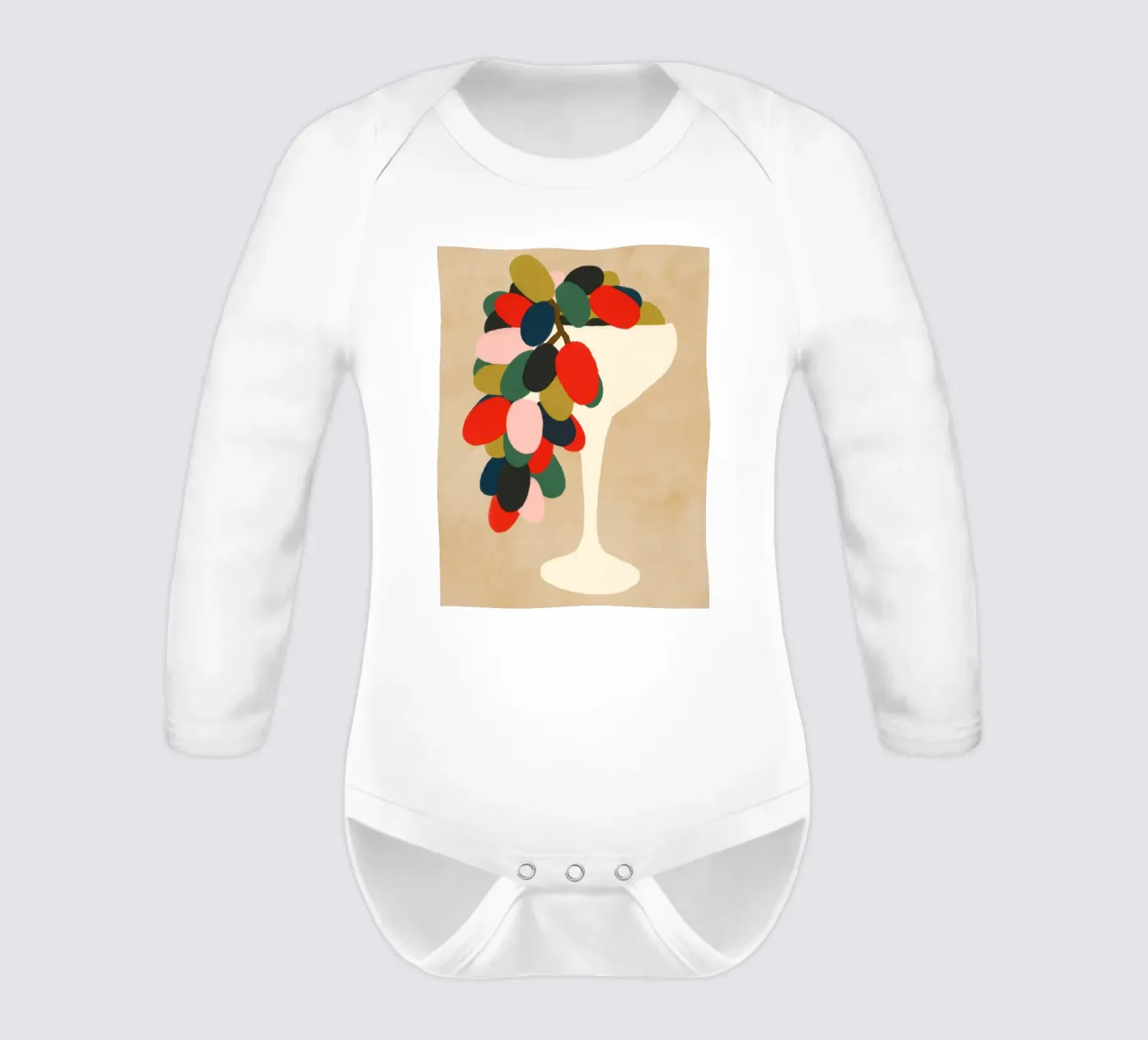 Grape Array Langarm Babybody von Kintsugi99