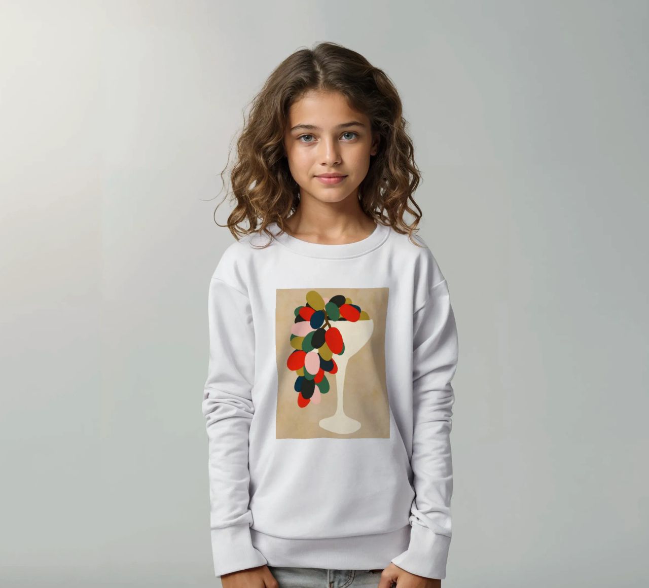 Vaschetta d'uva felpa bambino da Kintsugi99