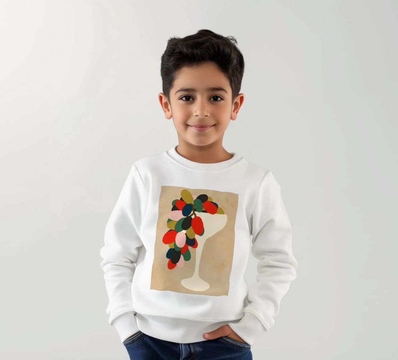 Vaschetta d'uva felpa bambino da Kintsugi99