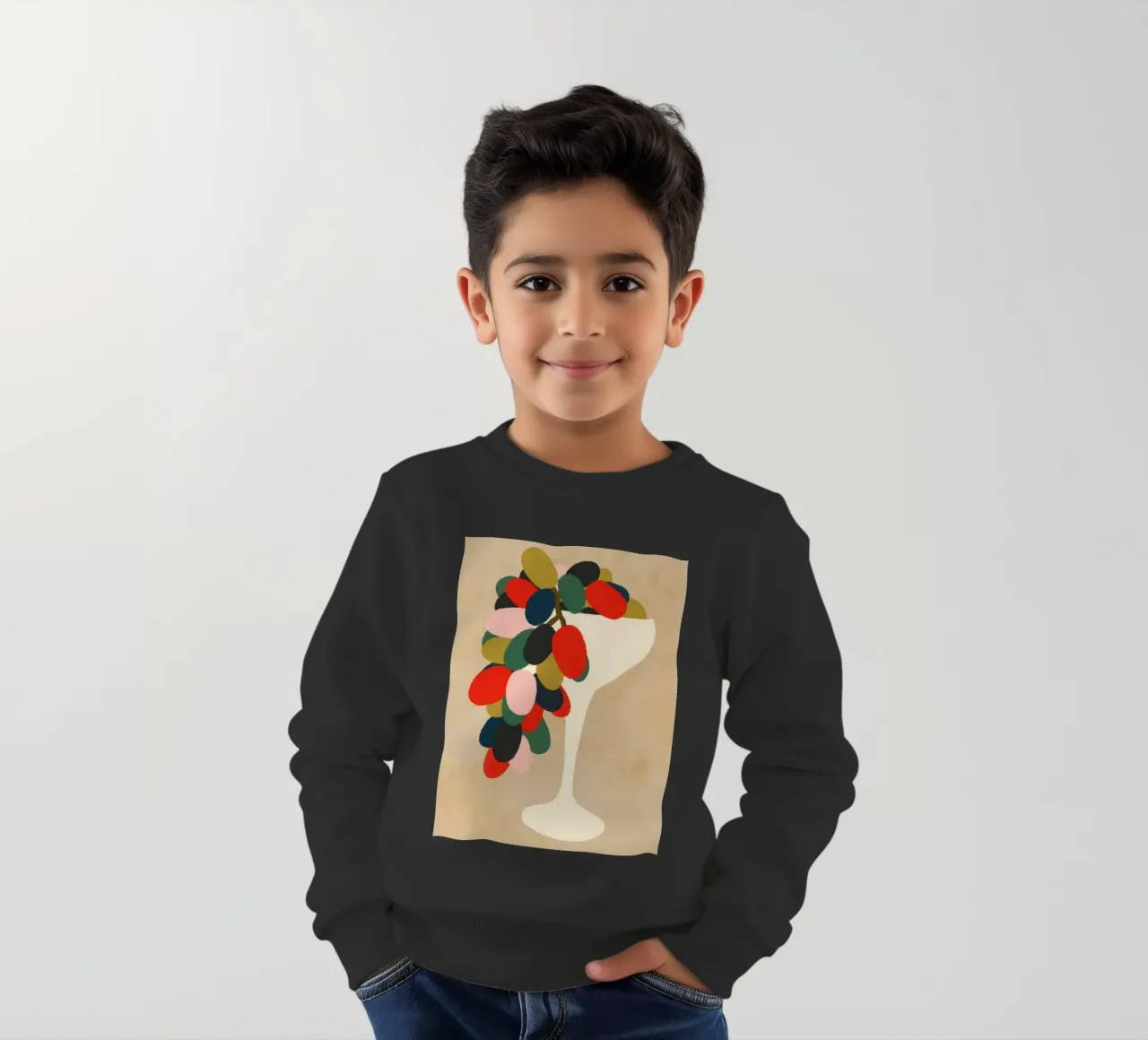 Vaschetta d'uva felpa bambino da Kintsugi99