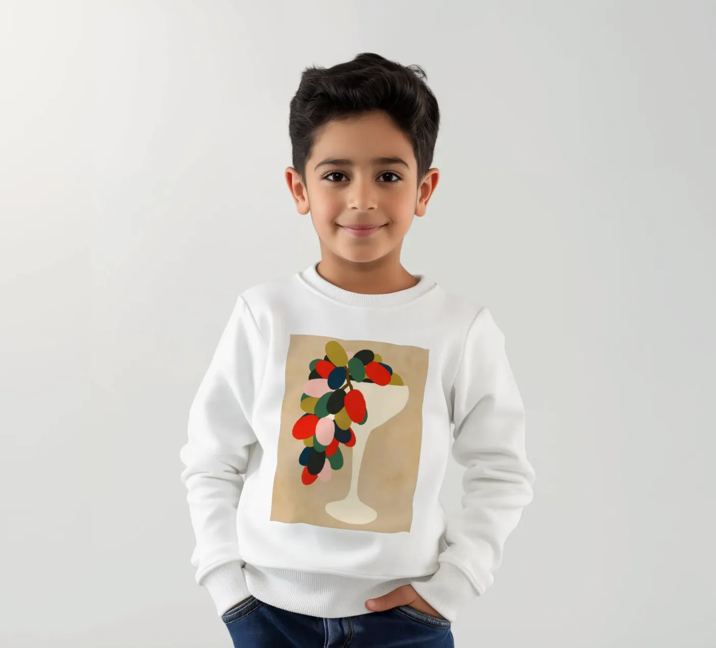 Vaschetta d'uva felpa bambino da Kintsugi99