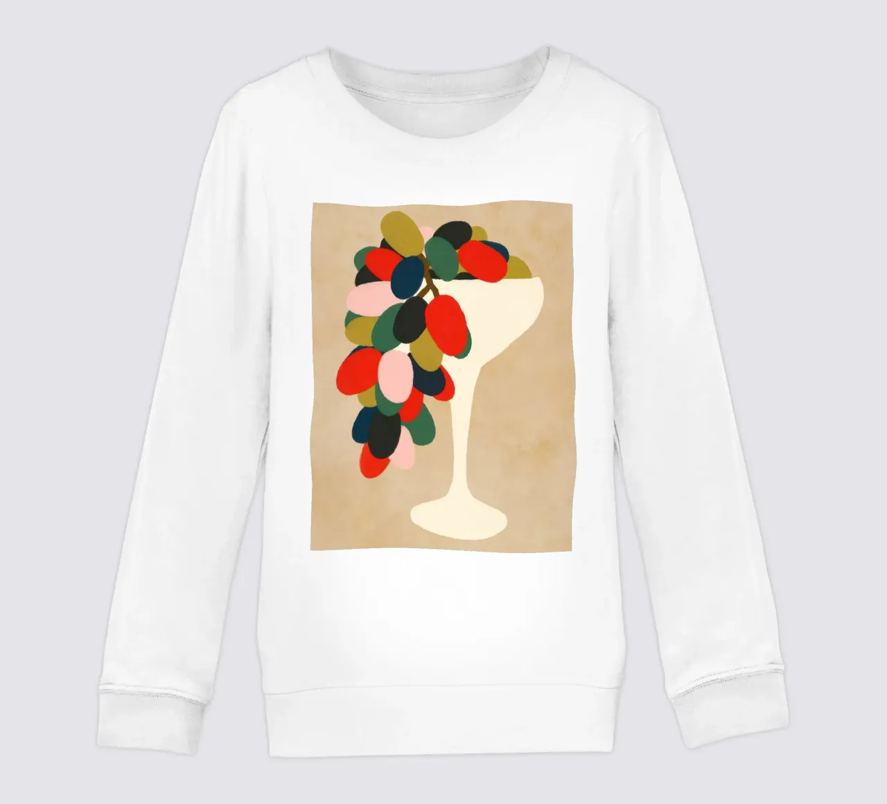 Druiven kinder sweatshirt van Kintsugi99