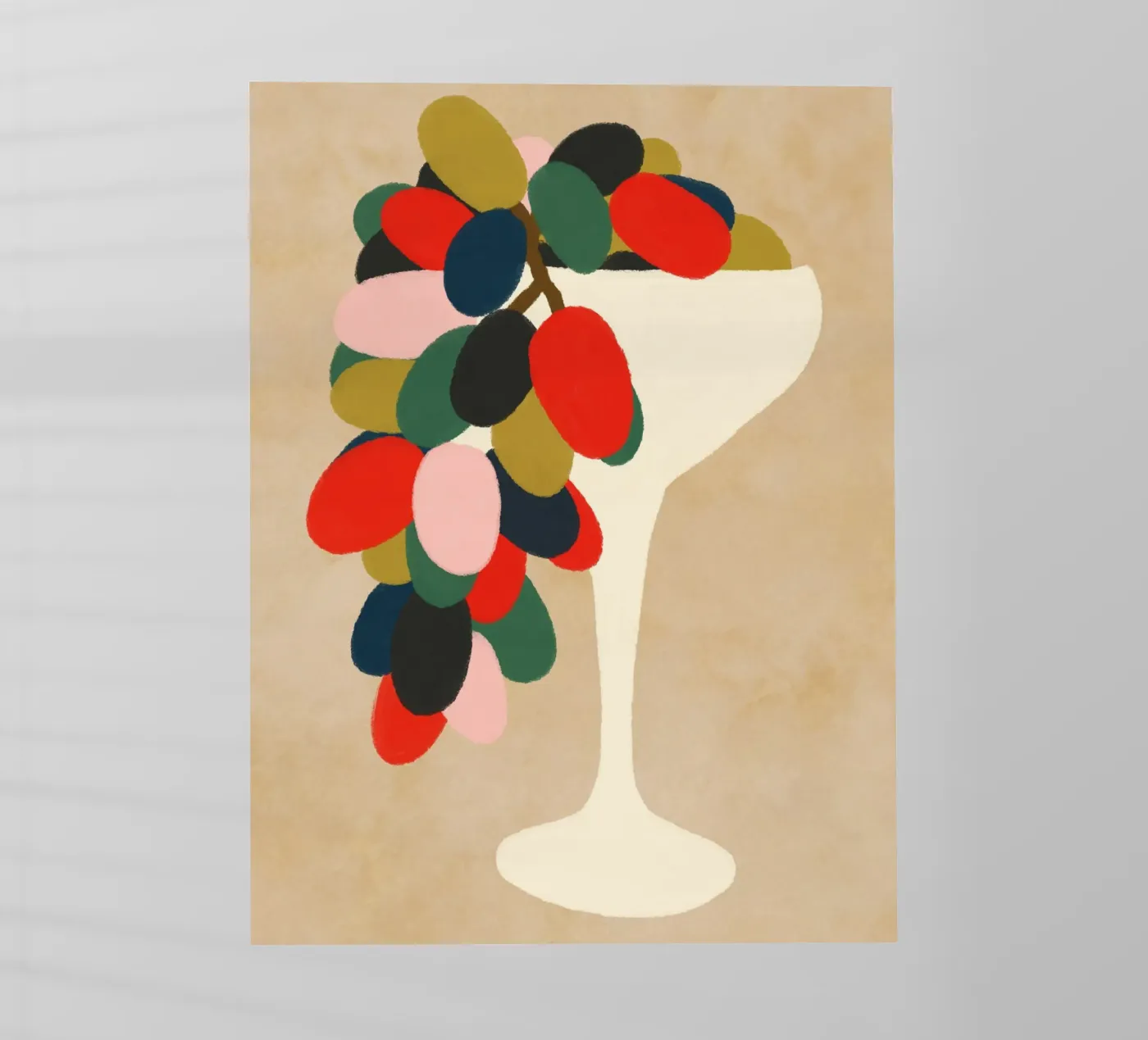 Réseau de raisins film rétro-éclairé de Kintsugi99