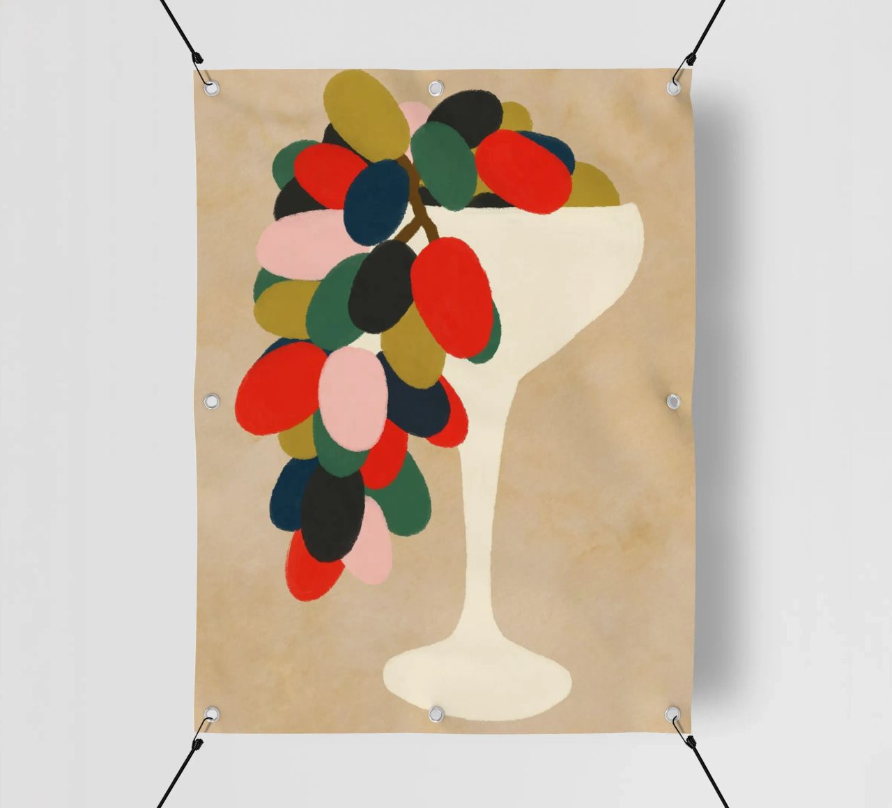 Vaschetta d'uva telo in pvc da Kintsugi99