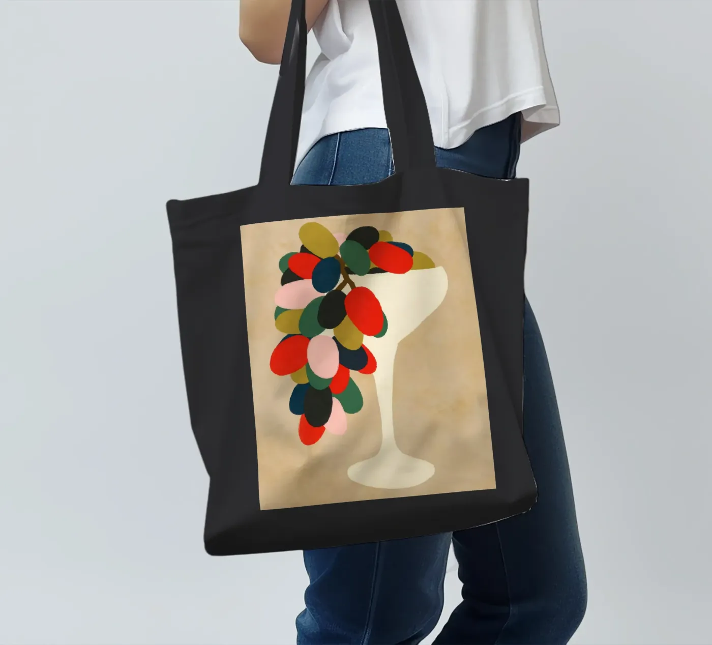Grape Array jute draagtas van Kintsugi99