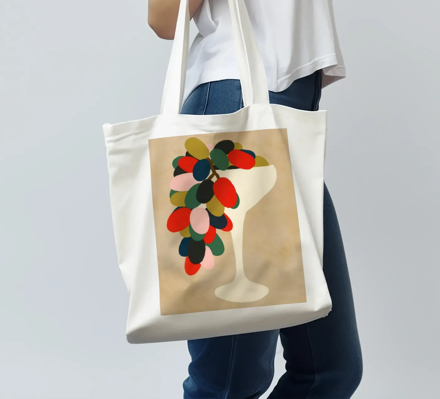 Grape Array jute draagtas van Kintsugi99