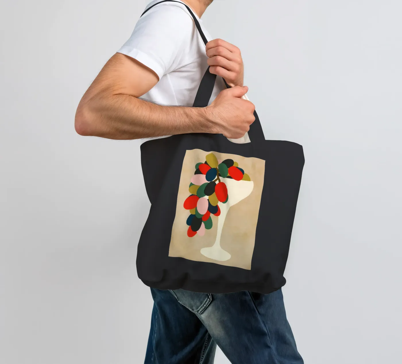 Vaschetta d'uva borsa in juta da Kintsugi99