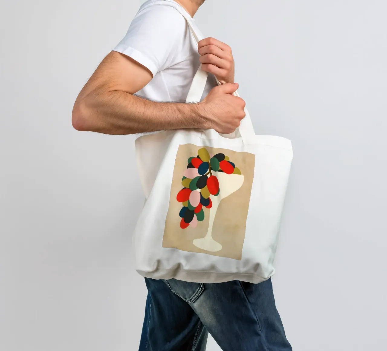 Vaschetta d'uva borsa in juta da Kintsugi99