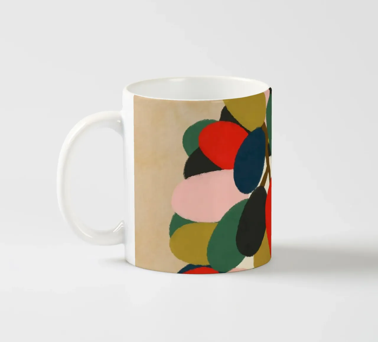 Druiven keramische mok van Kintsugi99