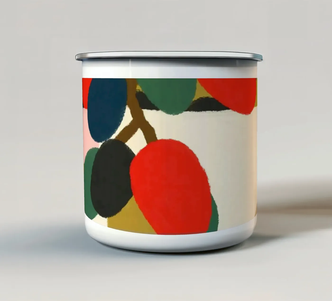 Weintrauben-Array Emaille Tasse von Kintsugi99