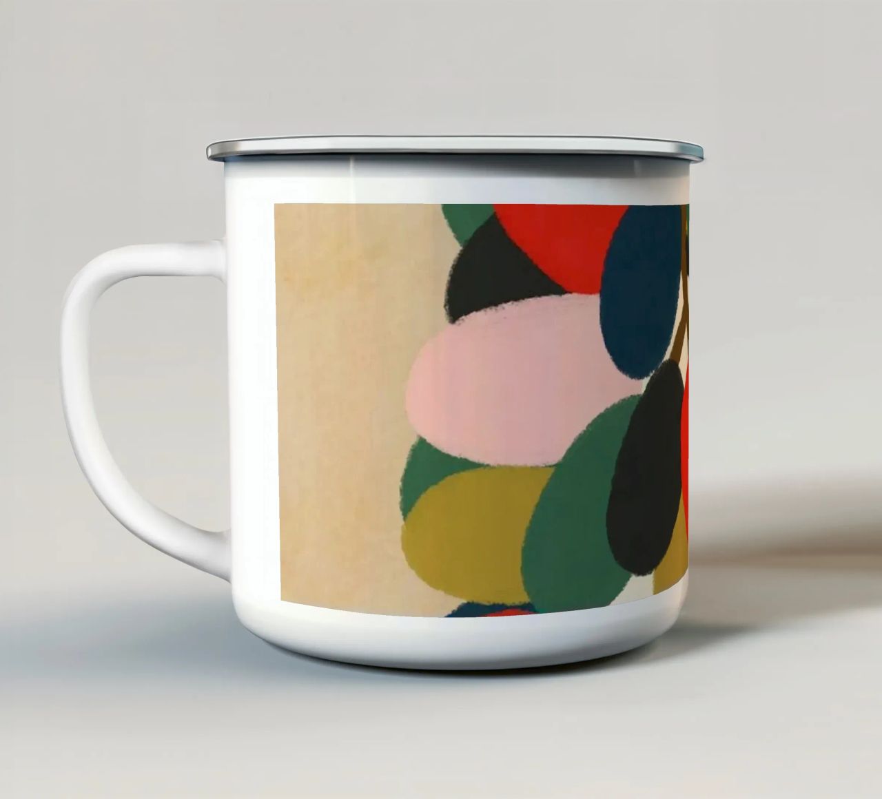 Vaschetta d'uva tazza in smalto da Kintsugi99