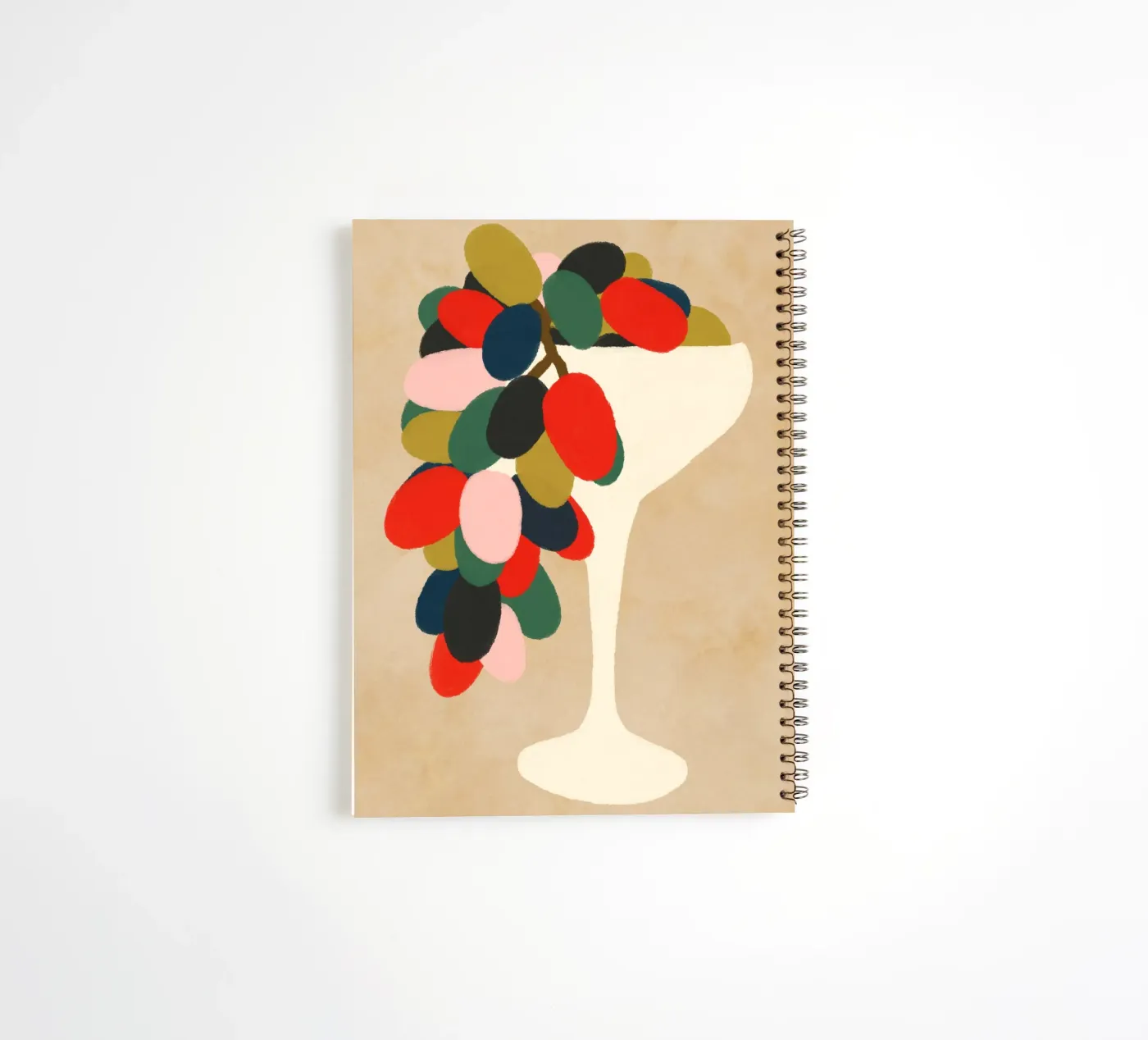 Druiven notitieboek met spiraal van Kintsugi99