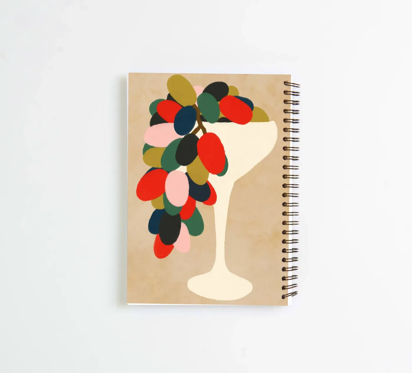 Druiven notitieboek met spiraal van Kintsugi99