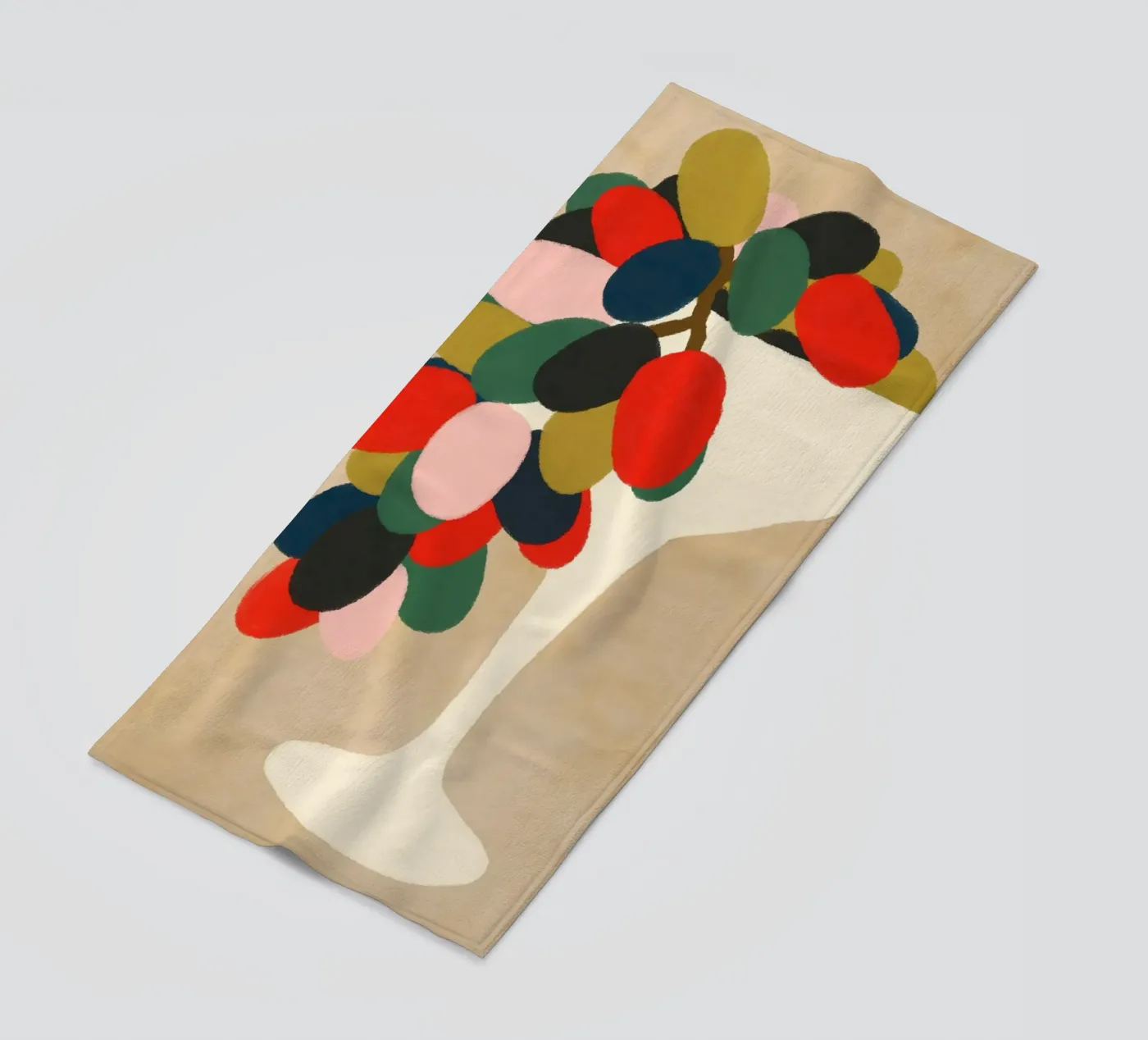 Grape Array beach towel by Kintsugi99