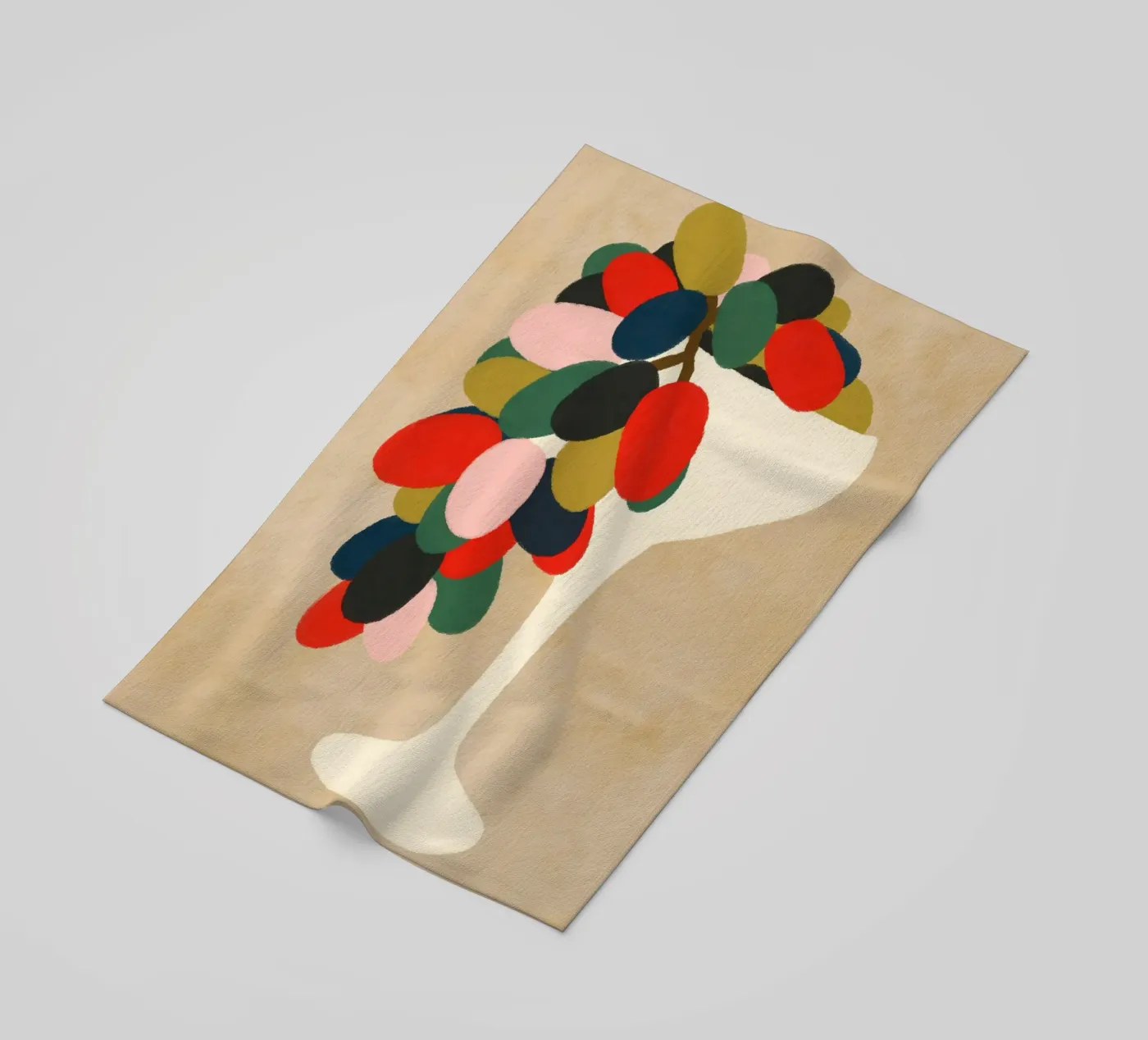 Grape Array beach towel by Kintsugi99