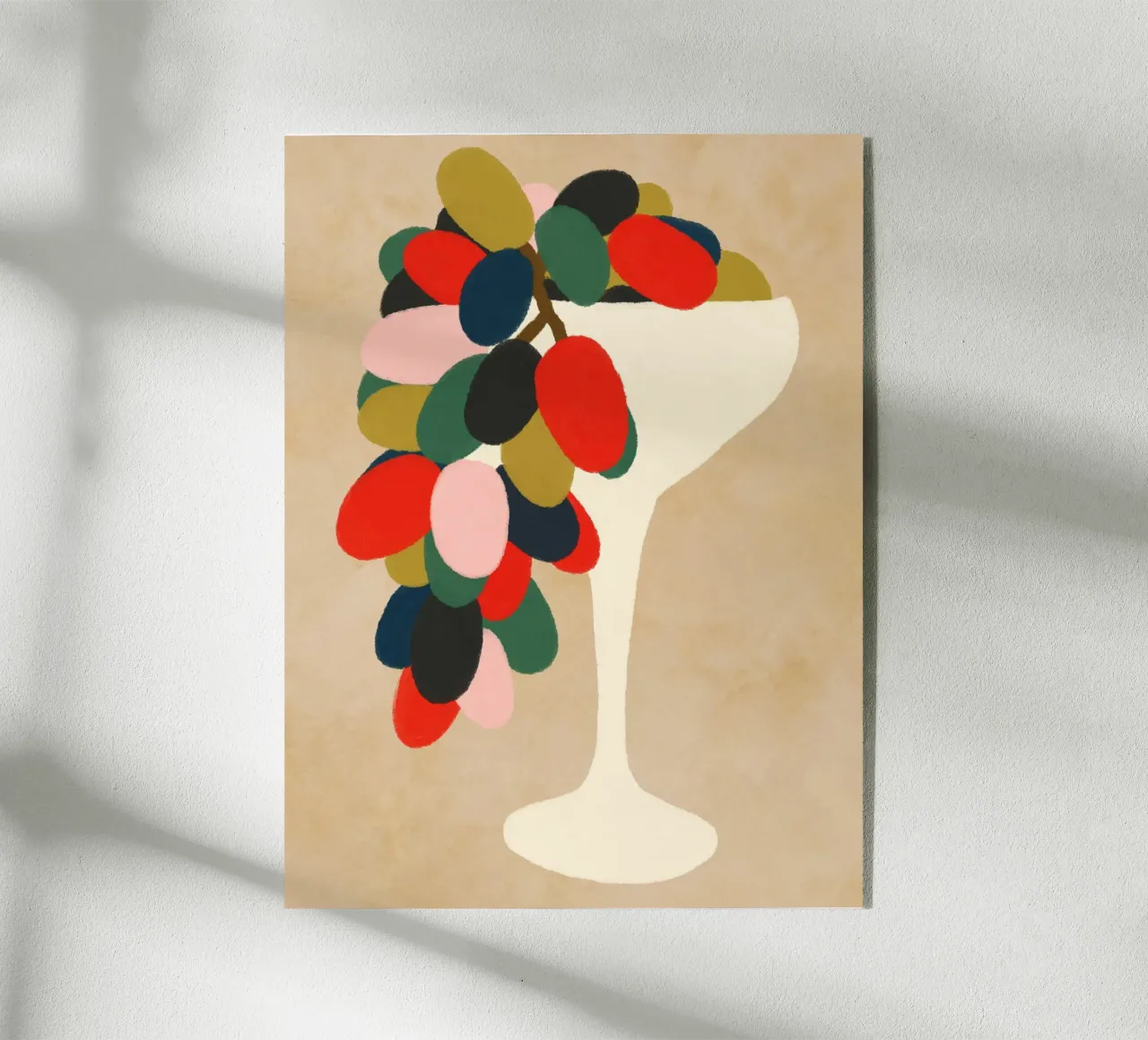 Weintrauben-Array Acryl-Glas von Kintsugi99