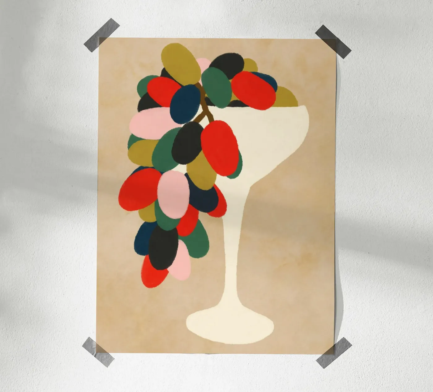 Weintrauben-Array Poster von Kintsugi99