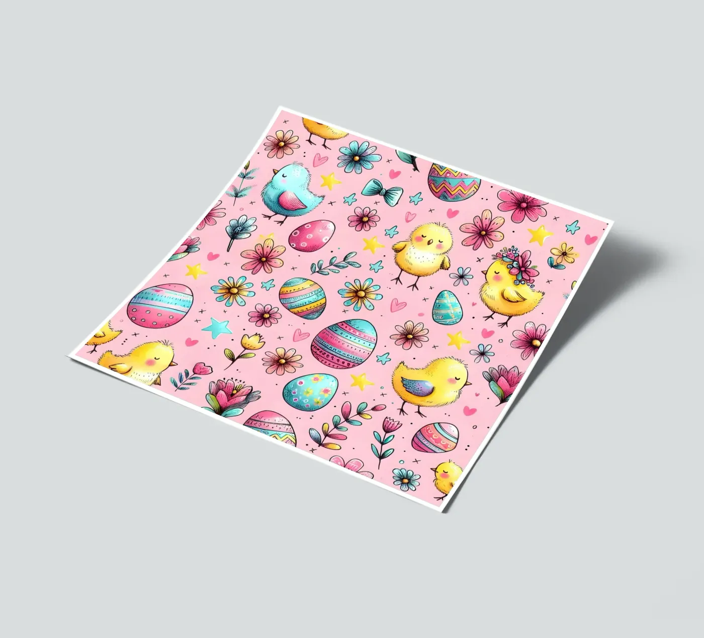 Paaskuikens Doodles stickervel van Happy Littles