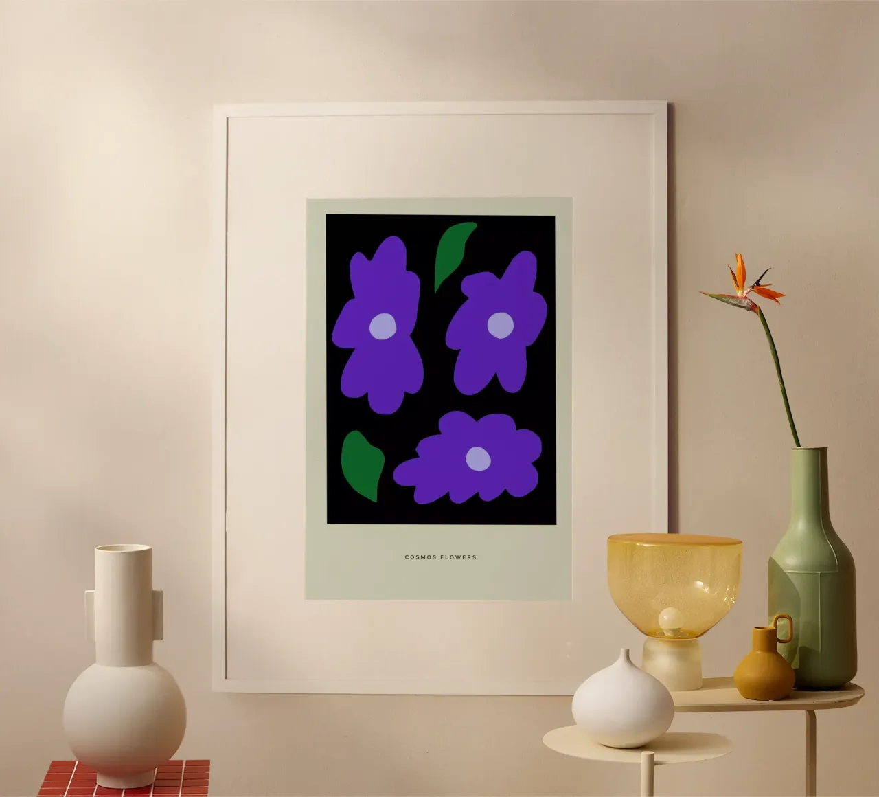 Cosmos Flowers hahnemühle by Studio One