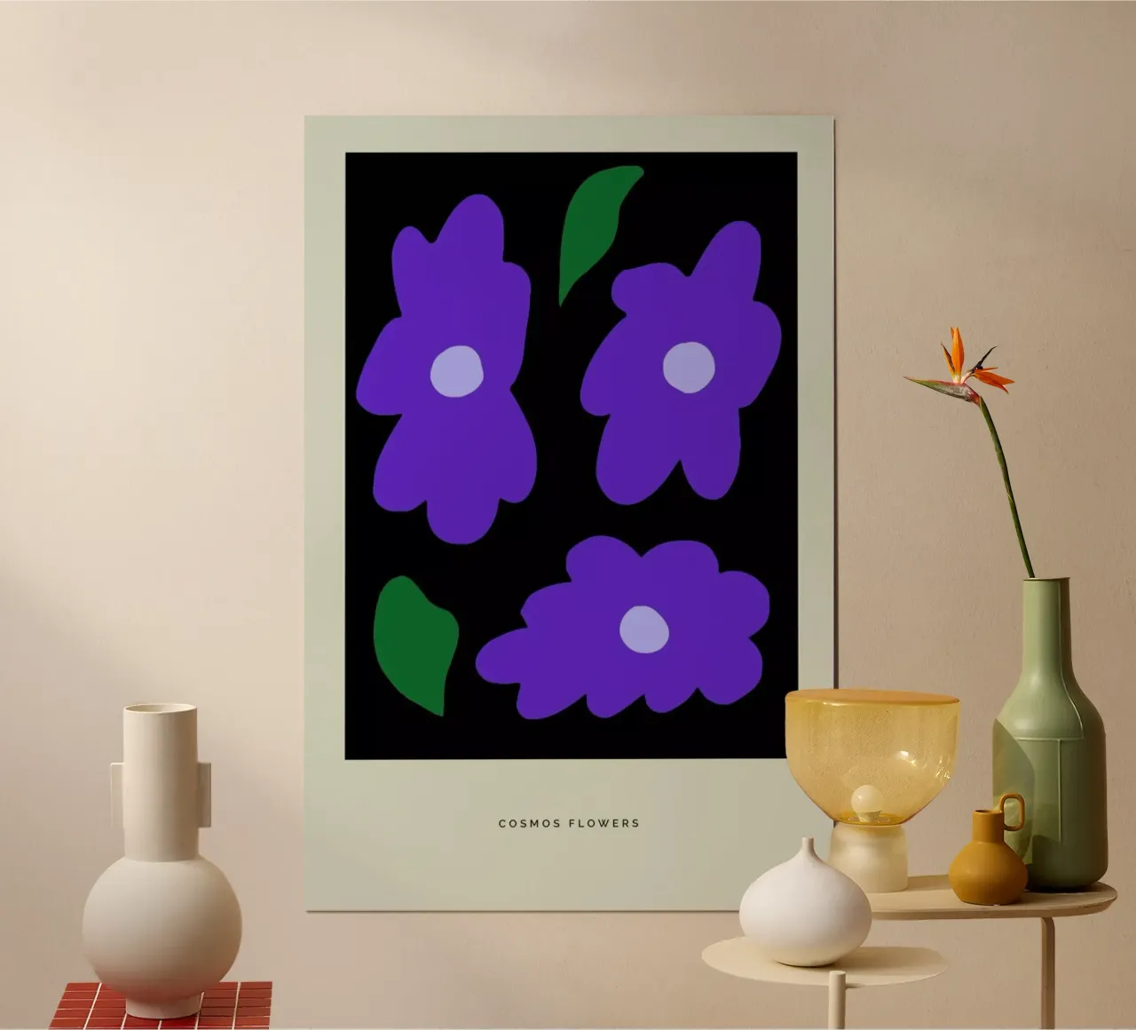 Cosmos Flowers hahnemühle by Studio One