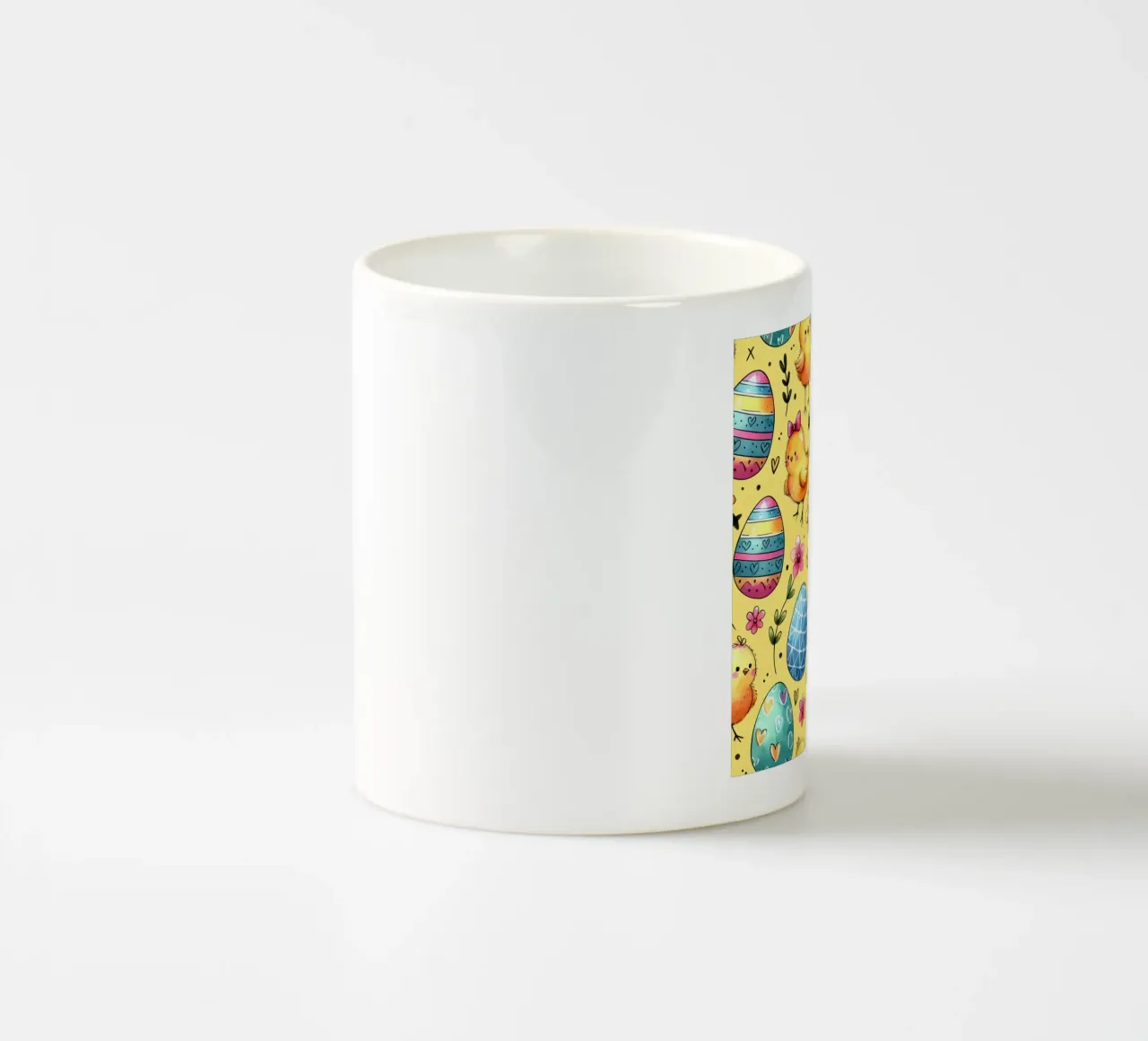 Scarabocchi di pulcini di Pasqua tazza in ceramica da Happy Littles