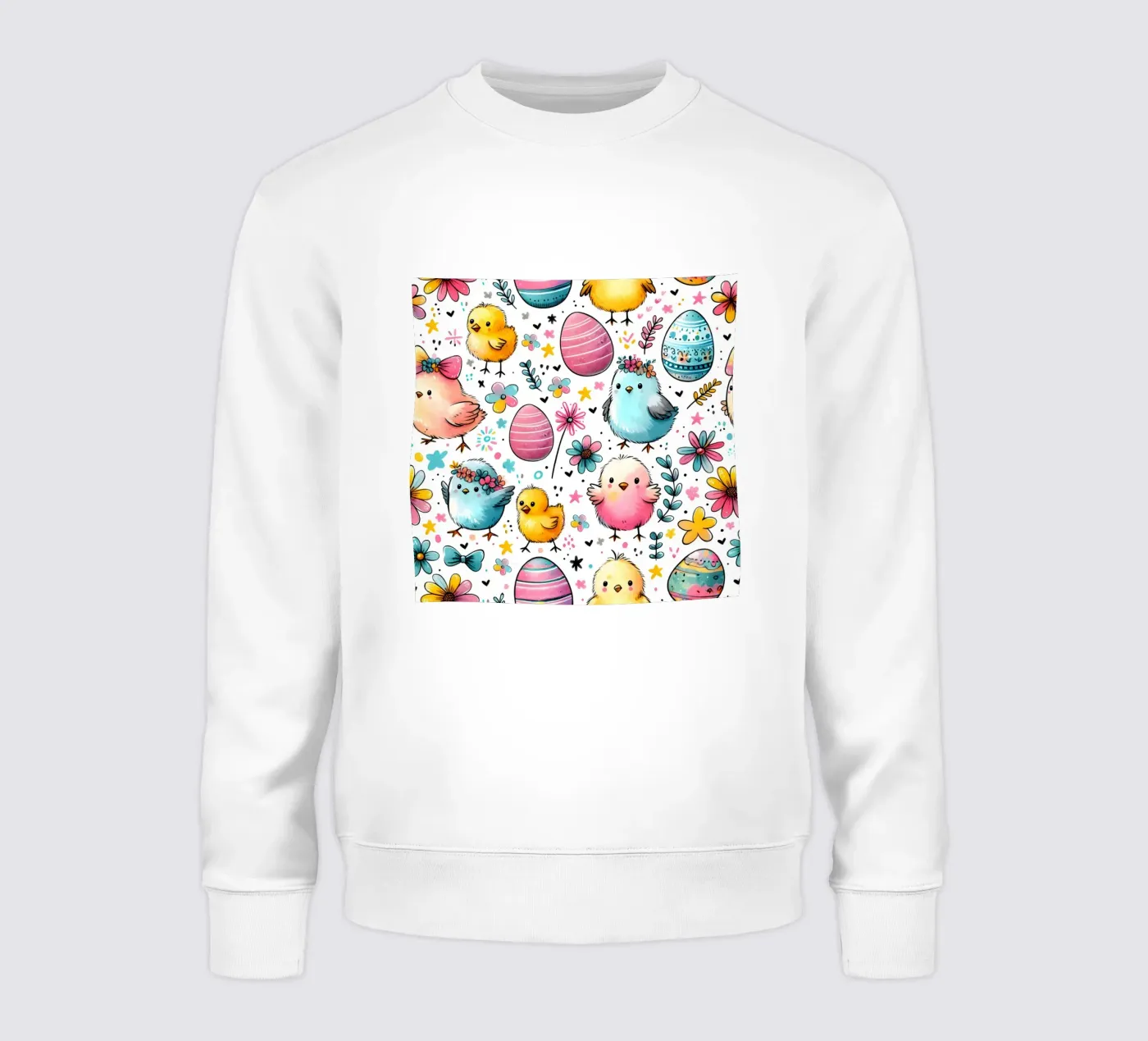 Easter Chicks Doodles sweatshirt by Happy Littles