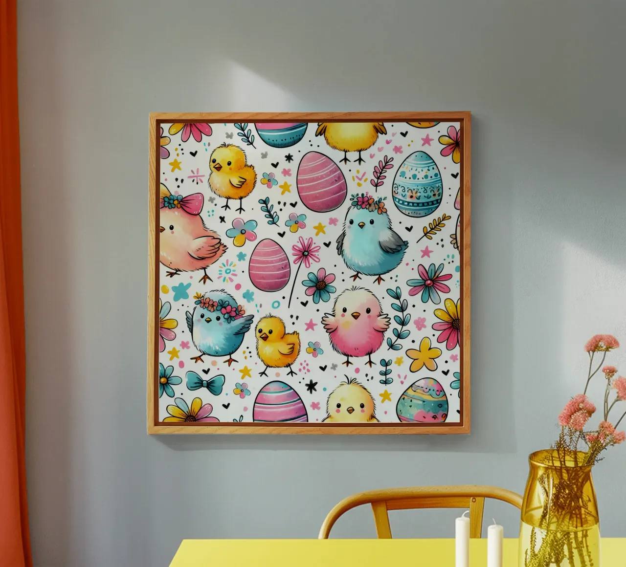 Easter Chicks Doodles plexiglass da Happy Littles