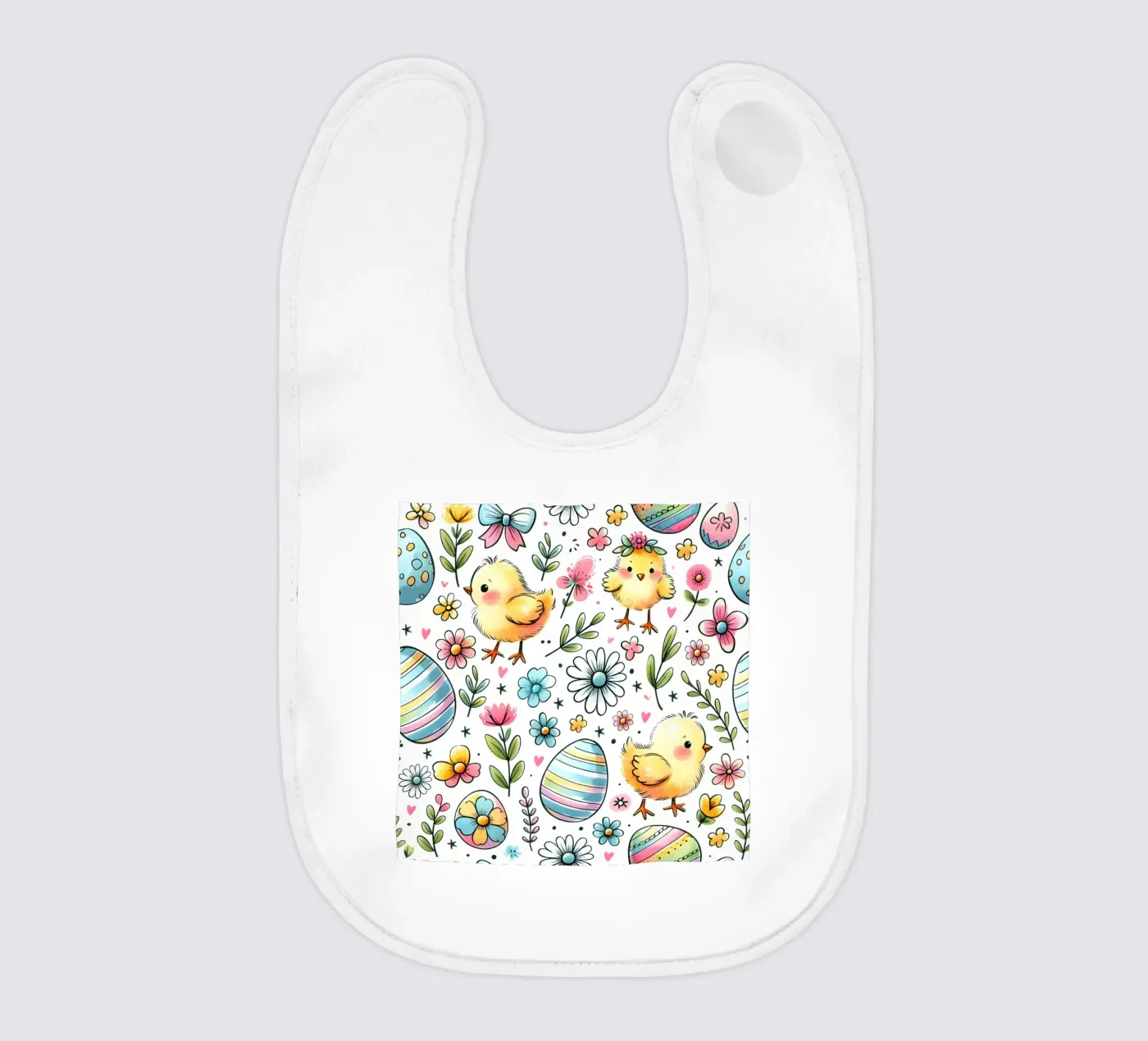 Easter Chicks Doodles Babylätzchen von Happy Littles