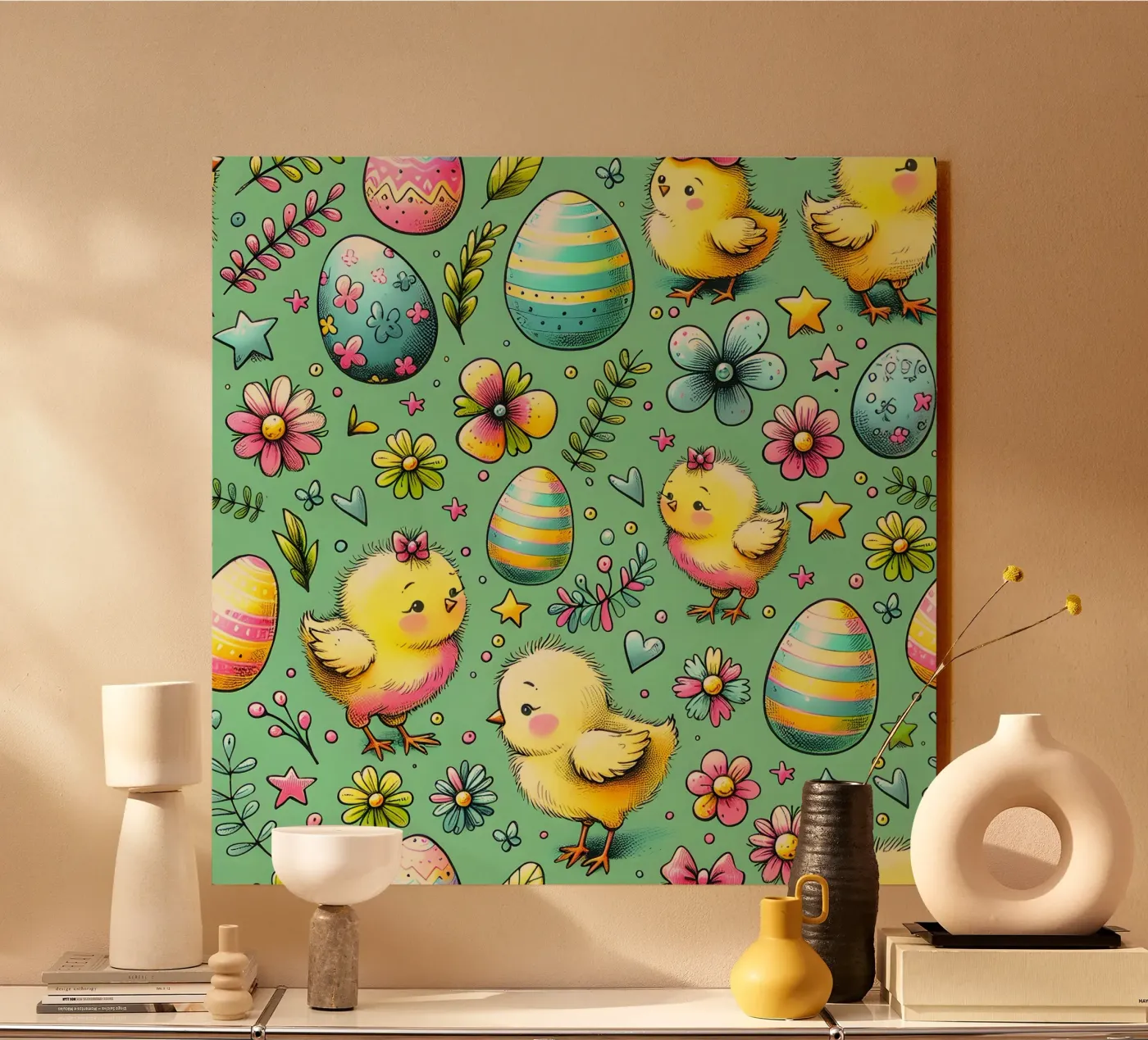 Easter Chicks Doodles forex plate by Happy Littles