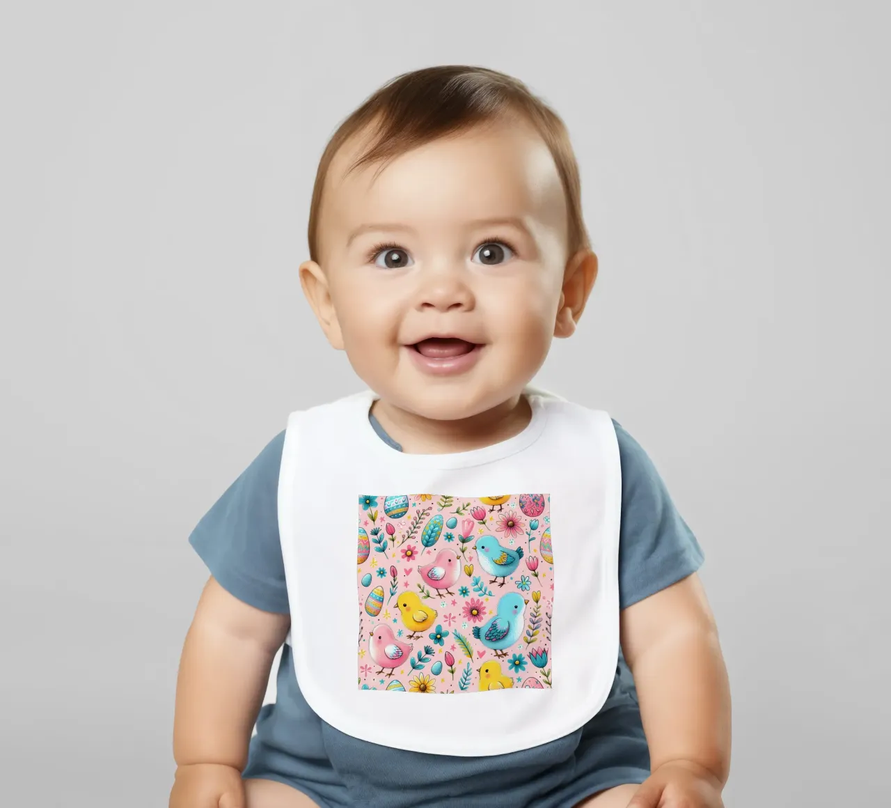 Easter Chicks Doodles bavaglino da Happy Littles