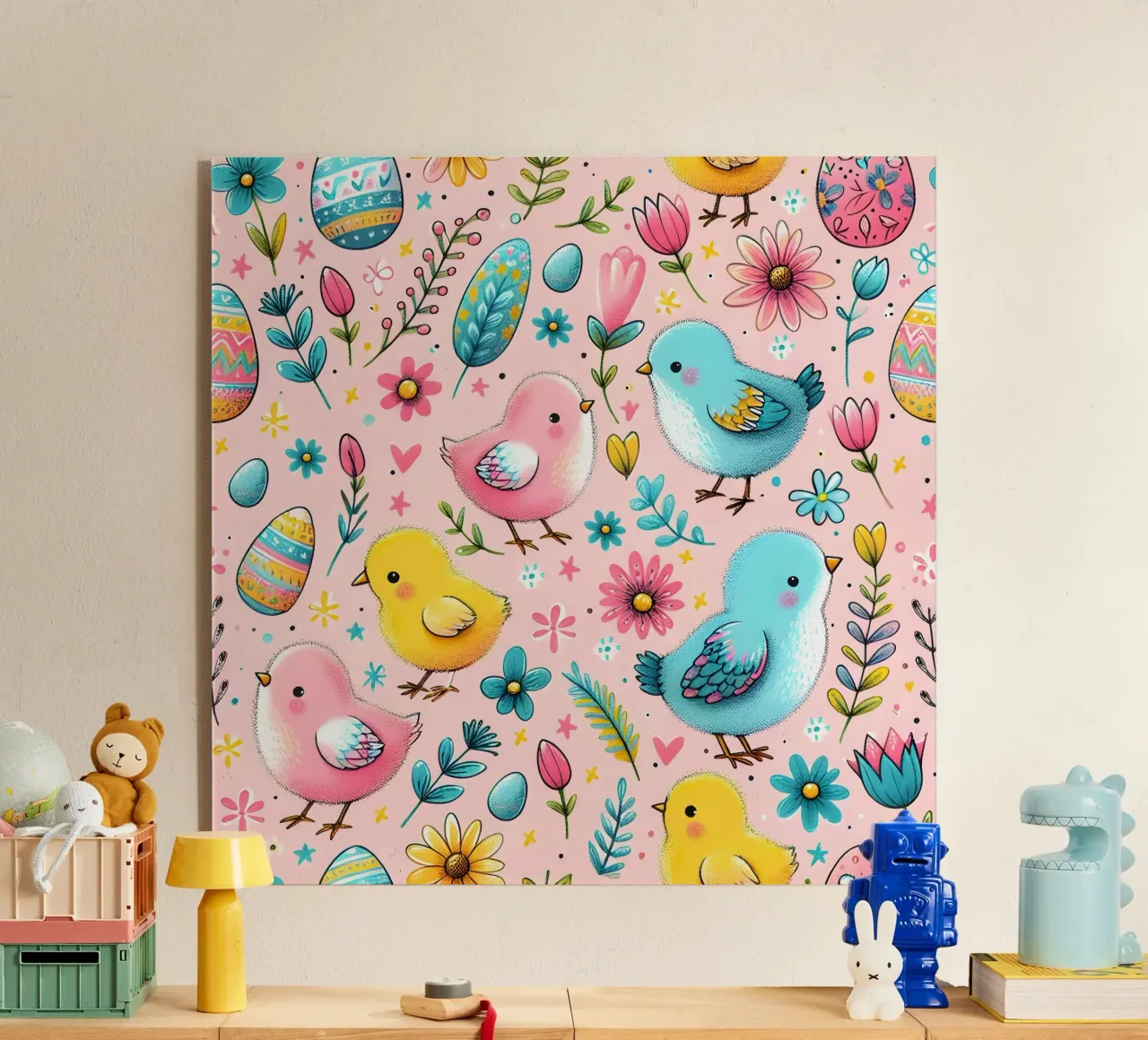 Easter Chicks Doodles plexiglass da Happy Littles