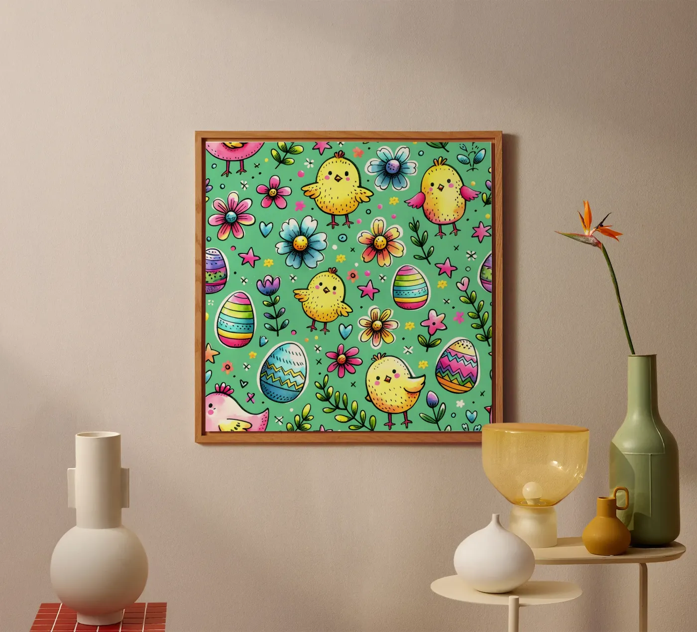 Easter Chicks Doodles forex plate by Happy Littles