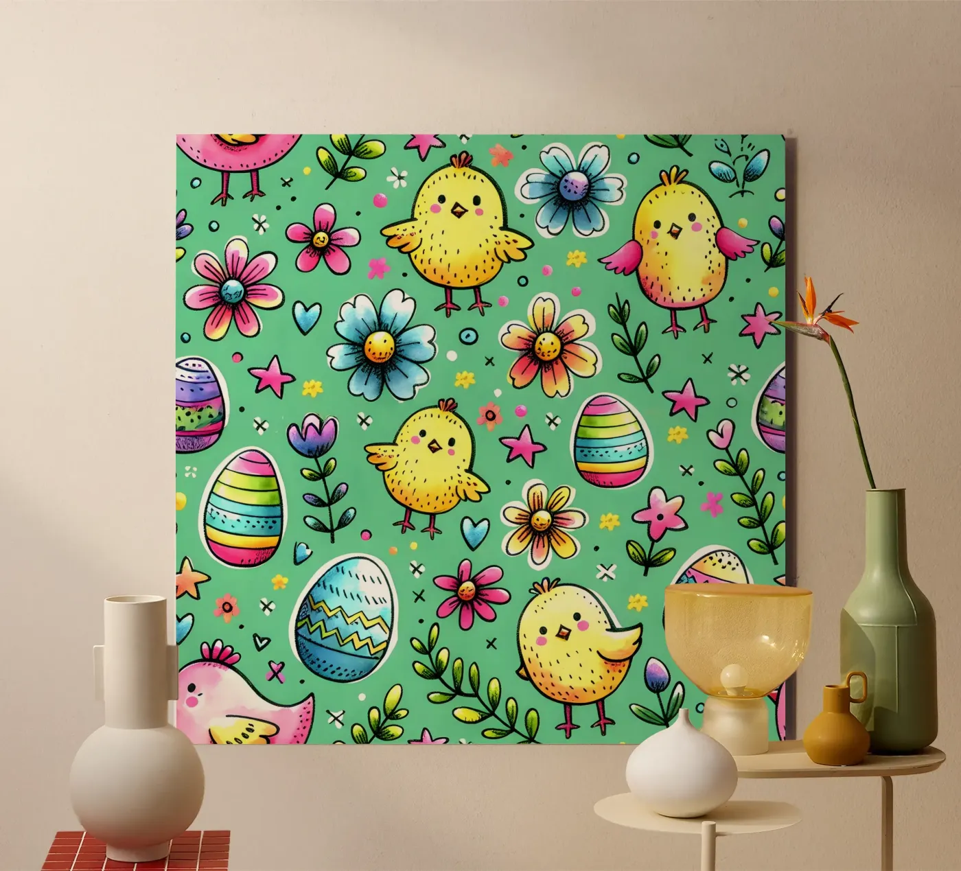 Easter Chicks Doodles forex plate by Happy Littles