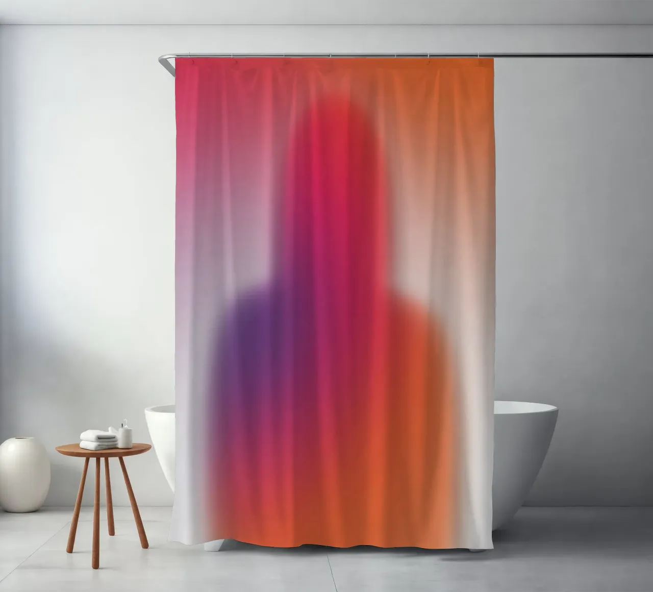 All'alba | Pittura digitale tenda da doccia da Autofocus