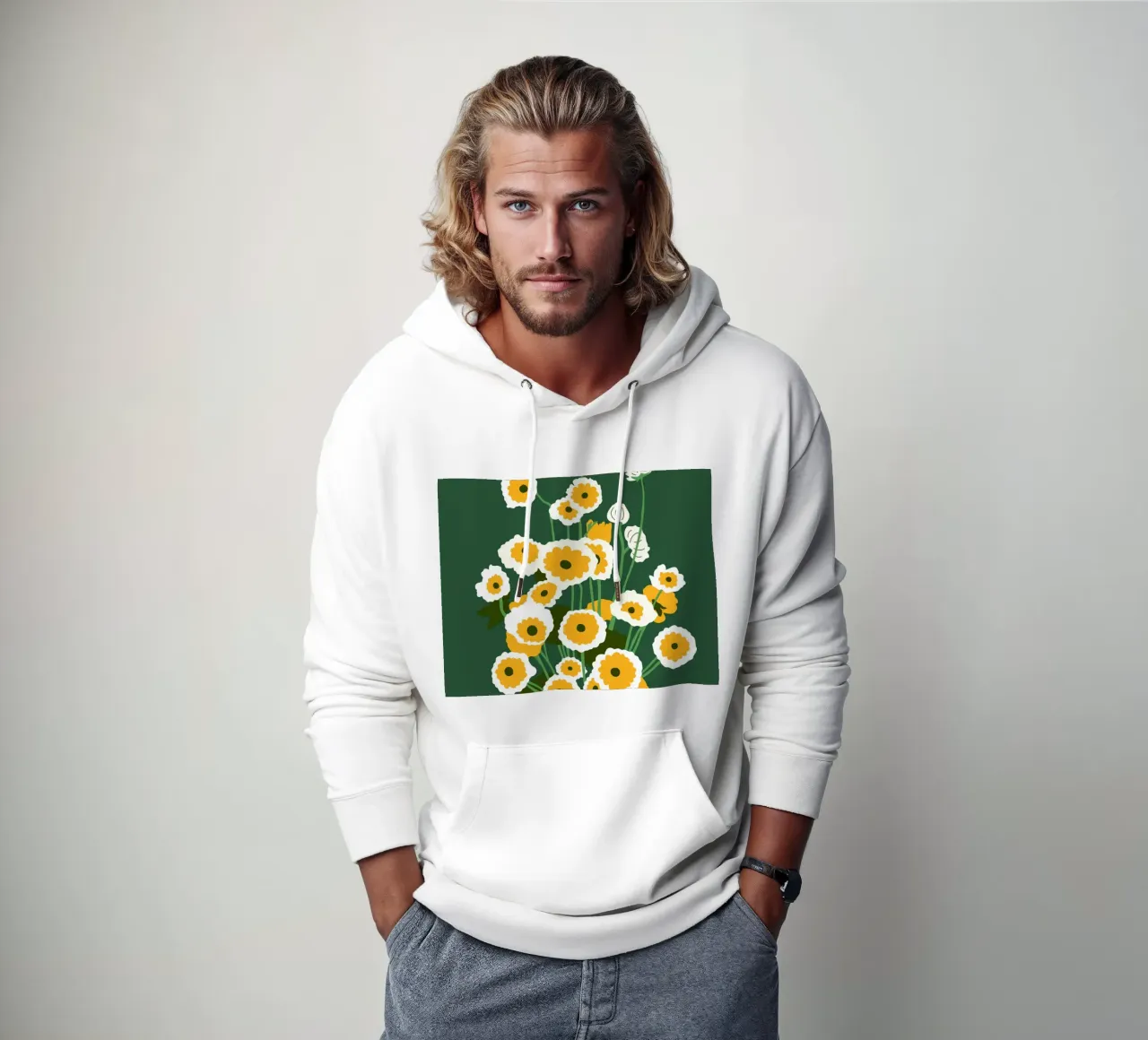 Pentola marrone felpa con cappuccio da Kintsugi99
