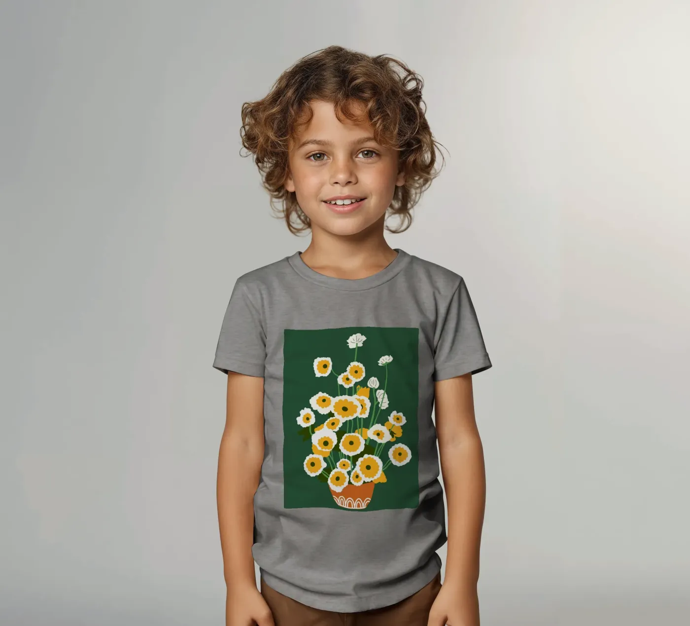 Brown Pot kinder t-shirt van Kintsugi99