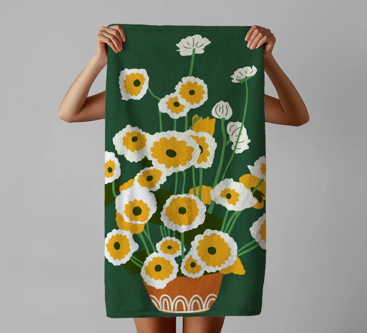 Brown Pot towel by Kintsugi99