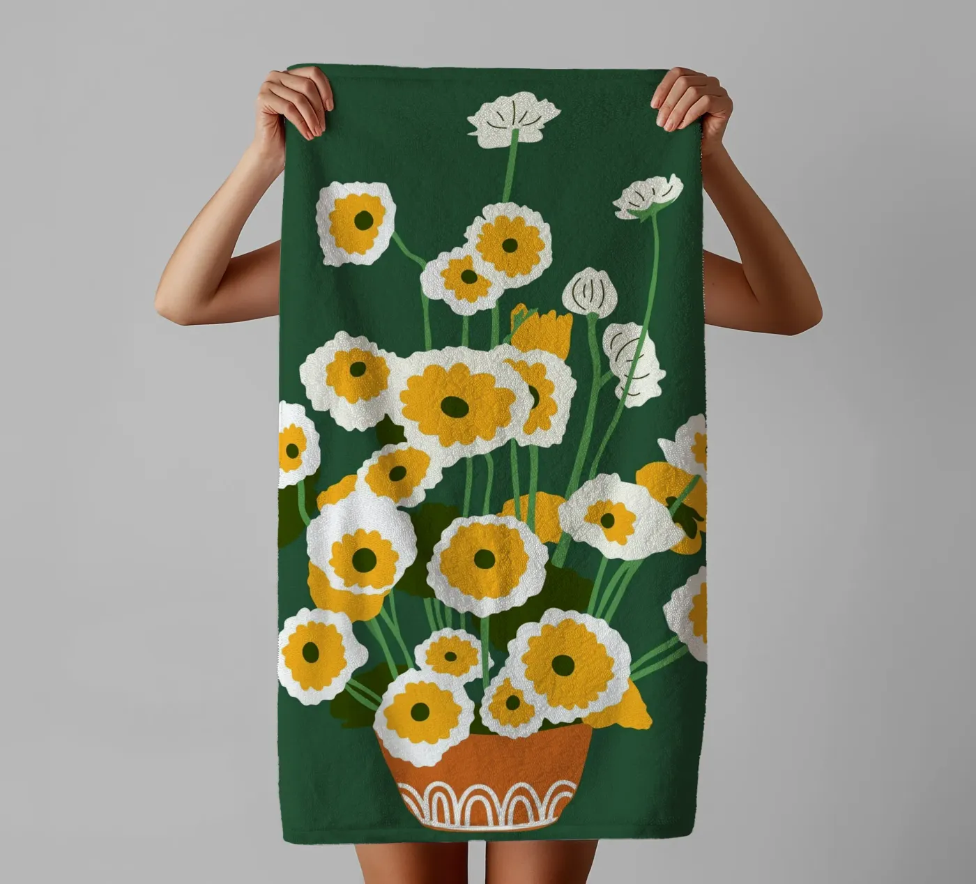Brown Pot towel by Kintsugi99
