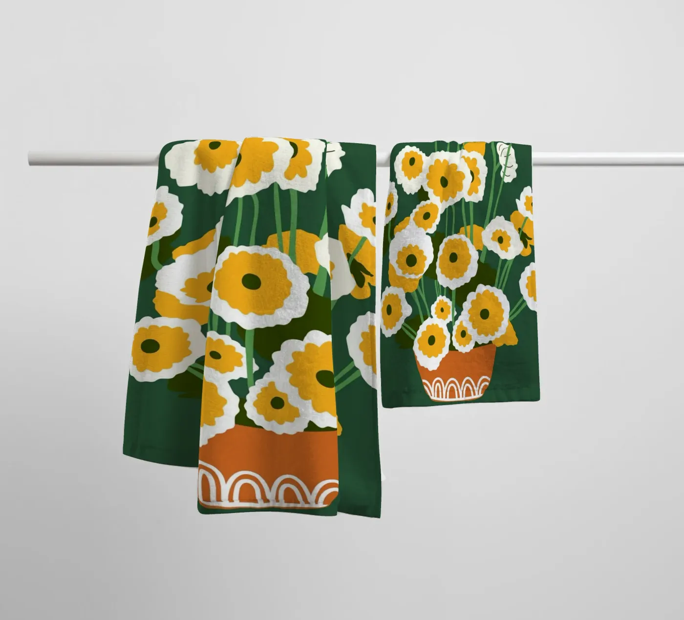 Brown Pot towel by Kintsugi99