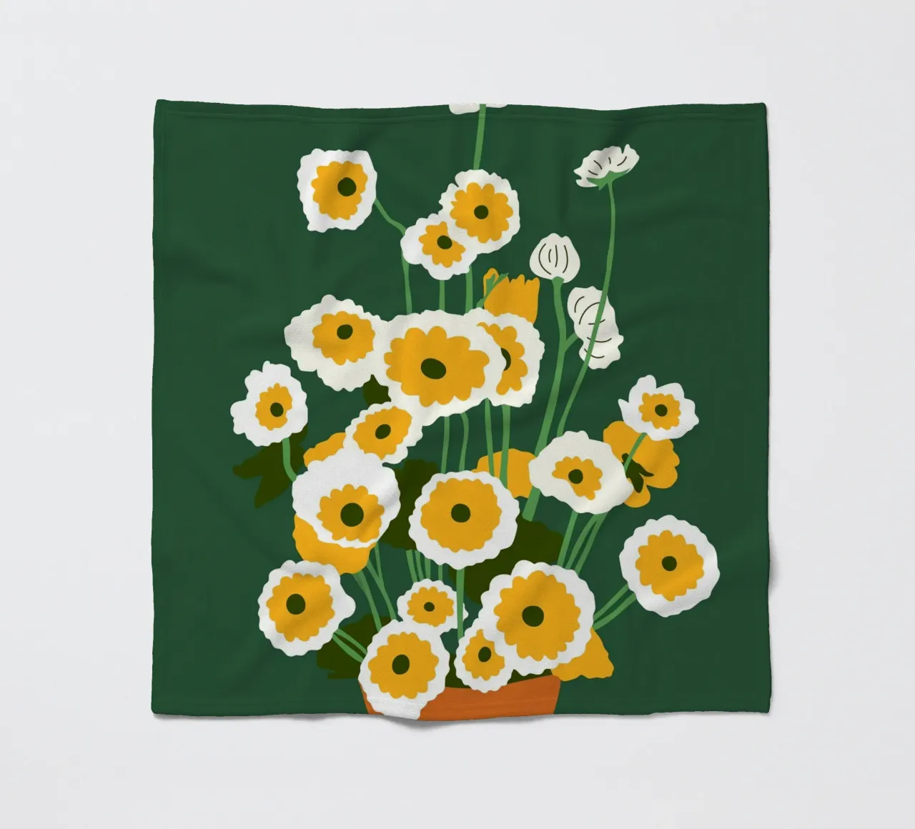 Brauner Topf Fleecedecke von Kintsugi99