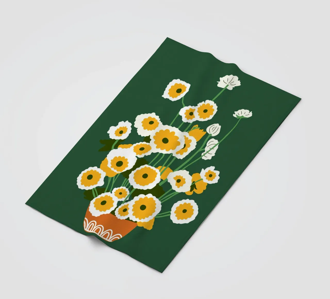 Brauner Topf Fleecedecke von Kintsugi99