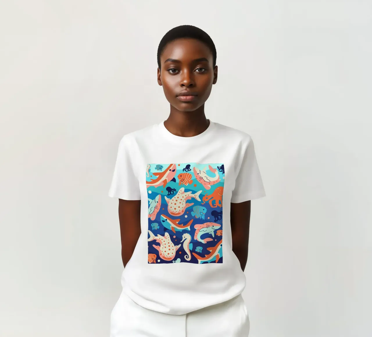 Meraviglie dell'oceano t-shirt da Kintsugi99