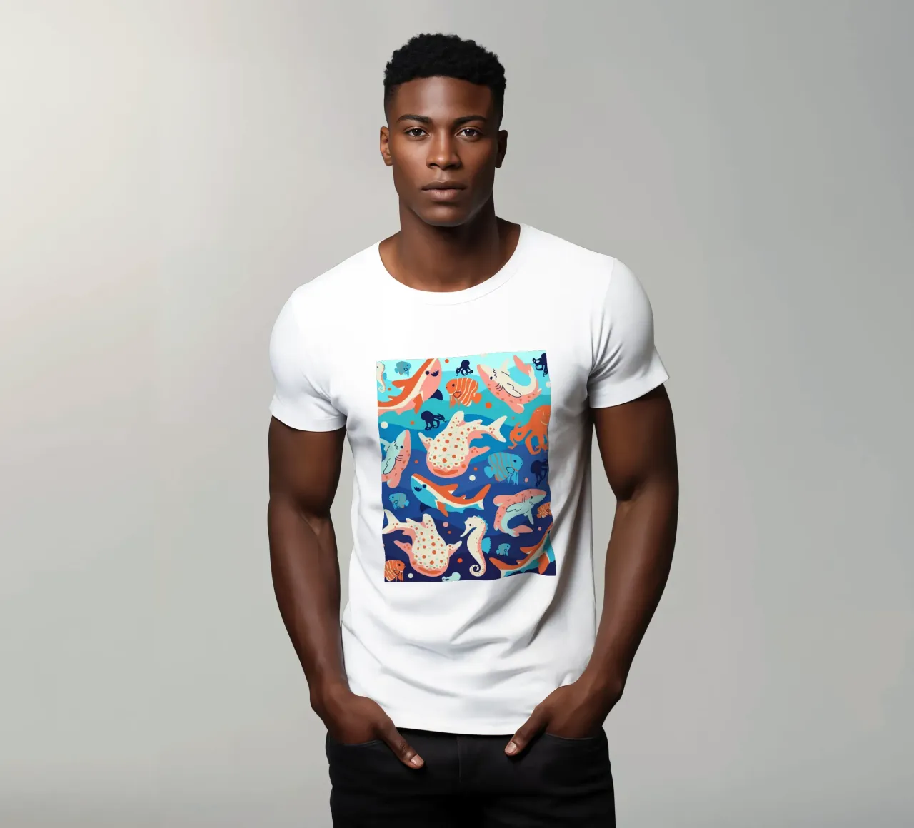 Meraviglie dell'oceano t-shirt da Kintsugi99