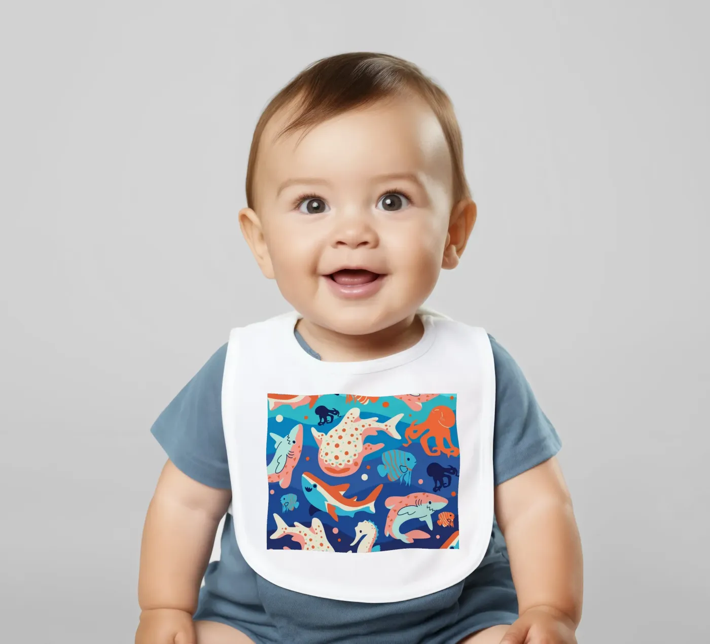 Ocean Wonders bavoir de Kintsugi99