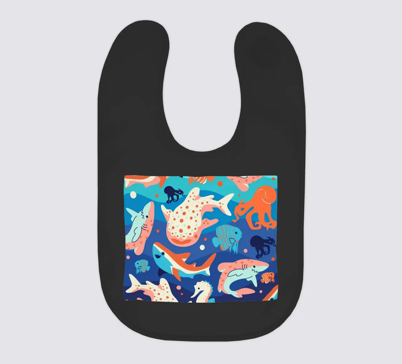 Wonderen van de oceaan baby slabbetje van Kintsugi99